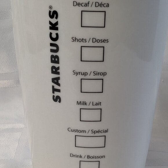 2011 STARBUCKS COFFEE COMPANY LIDDED CERAMIC TRAVEL MUG 355ML OR 12 FL OZ TEA - Picture 9 of 16